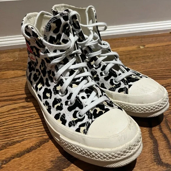 Excellent condition Leopard Print Converse - Picture 6 of 6